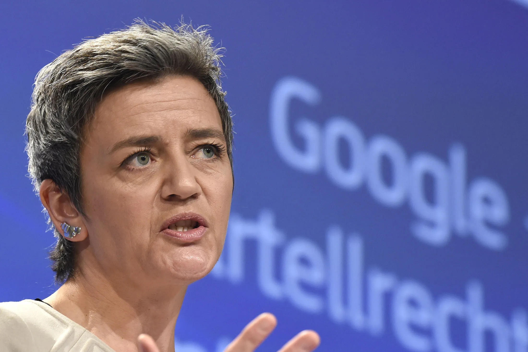 European competition commissioner Margrethe Vestager.
