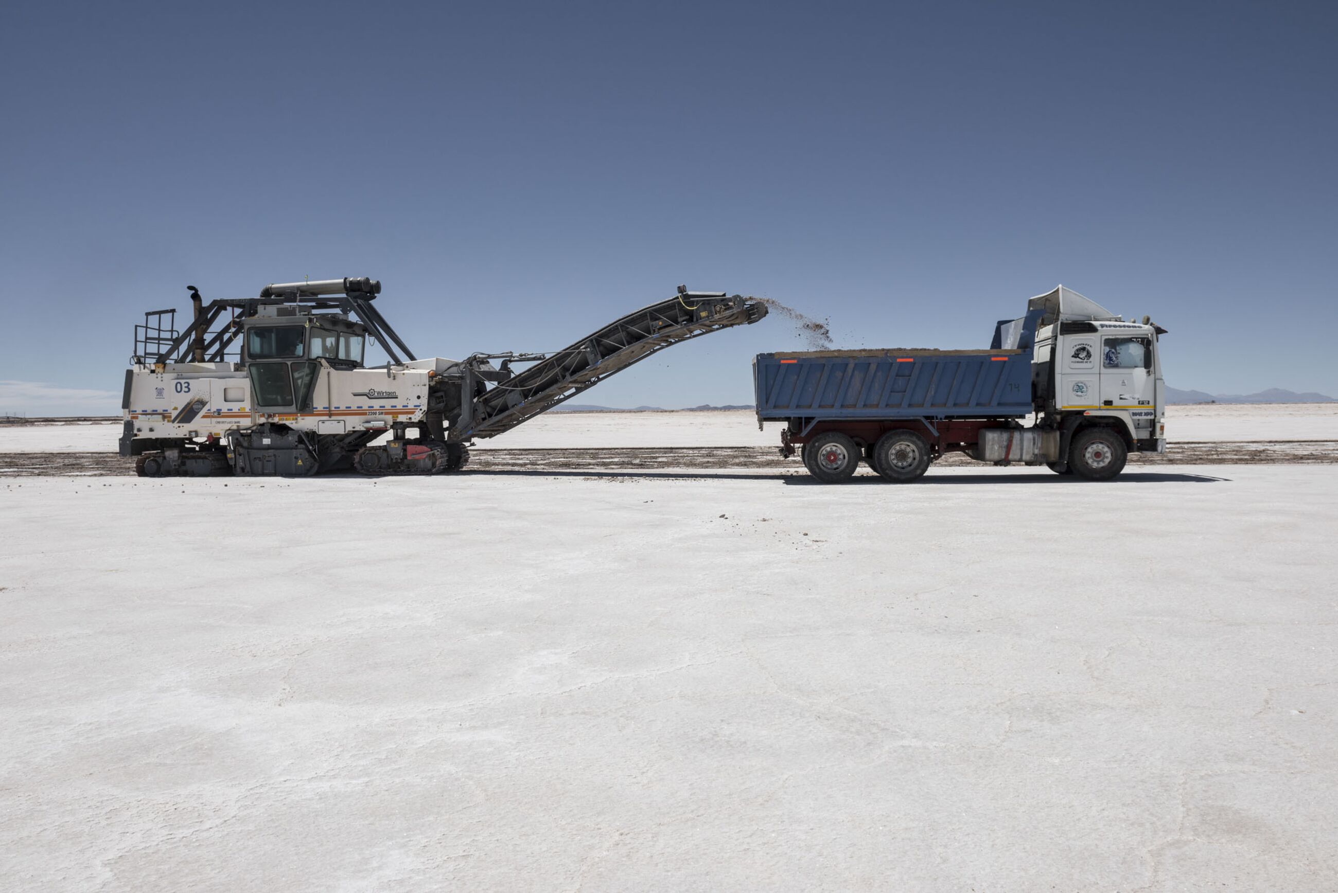 Operations At The Salar de Uyuni As Bolivia Aims To Become The World's Biggest Exporter of Lithium