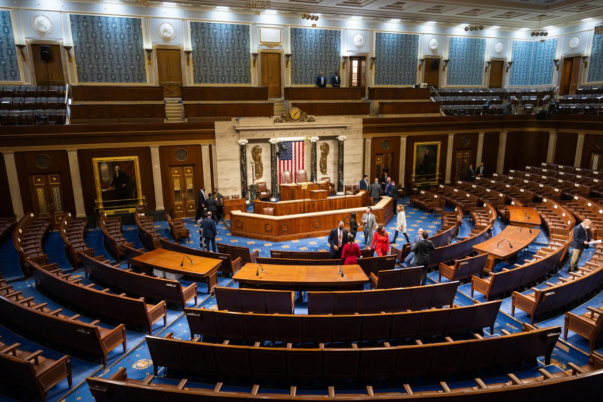 The House of Representatives Chamber in Washington, DC.&nbsp;