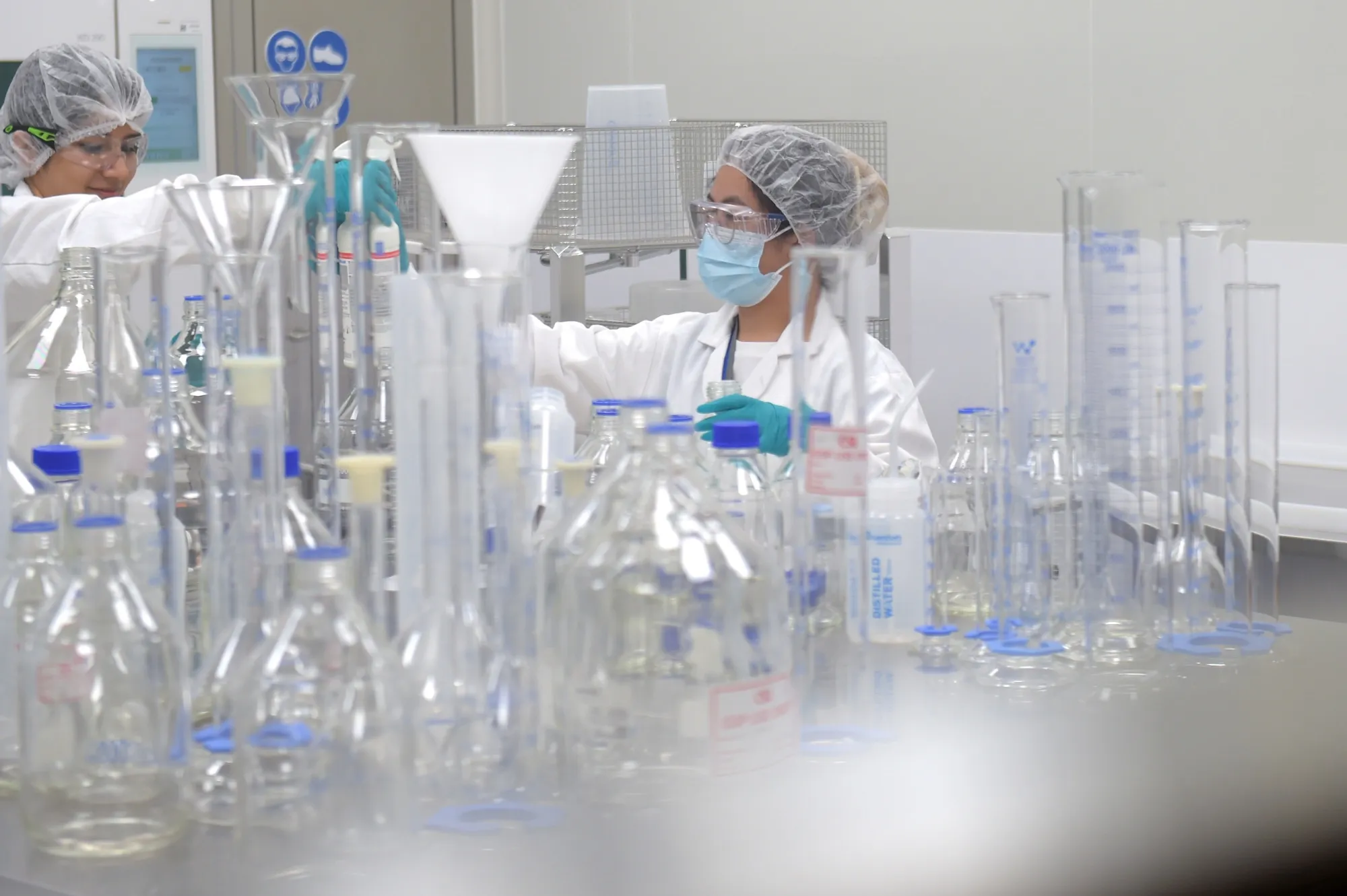 Laboratory technicians&nbsp;at the CSL&nbsp;headquarters in Melbourne, Australia.