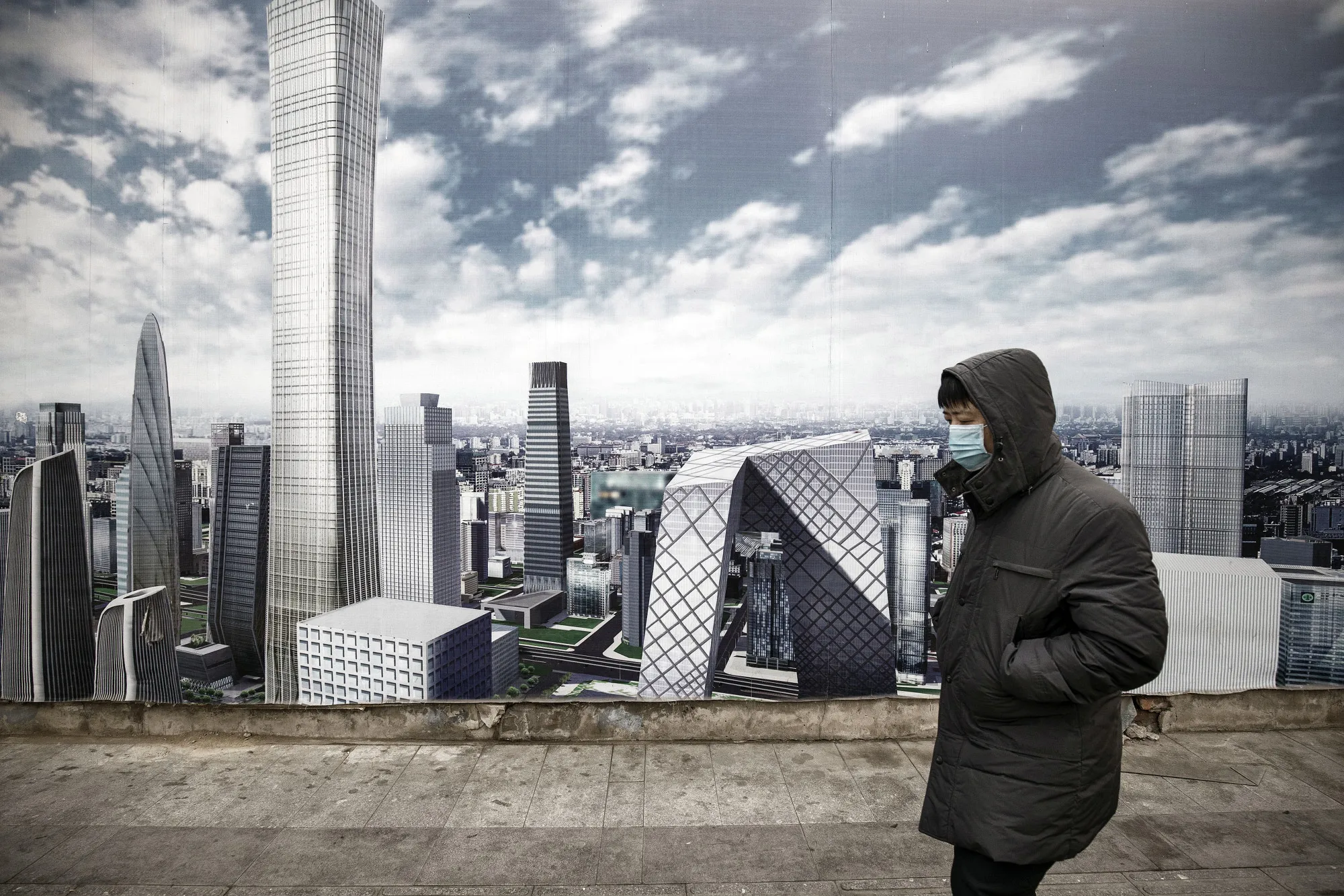 Images of Air Pollution as Heavy Smog Chokes China
