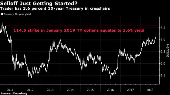 Bond Trader's $2.5 Million Wager Targets 10-Year Yield at 3.6%