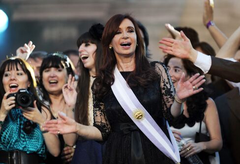 President Cristina Fernandez de Kirchner was re-elected in 2011.