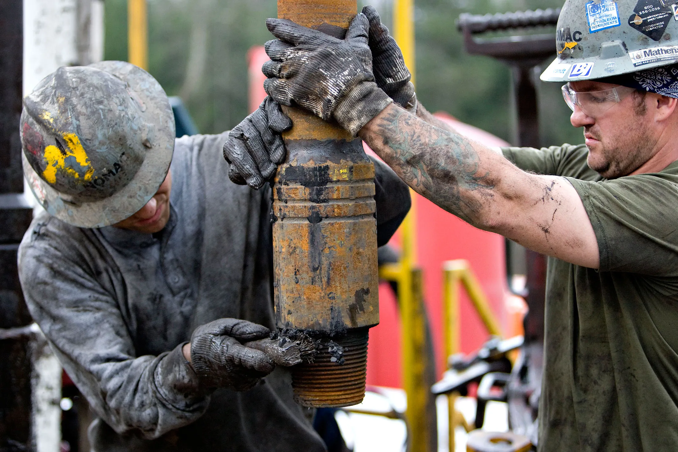 Marcellus shale oil production in Bradford County, Penn.
