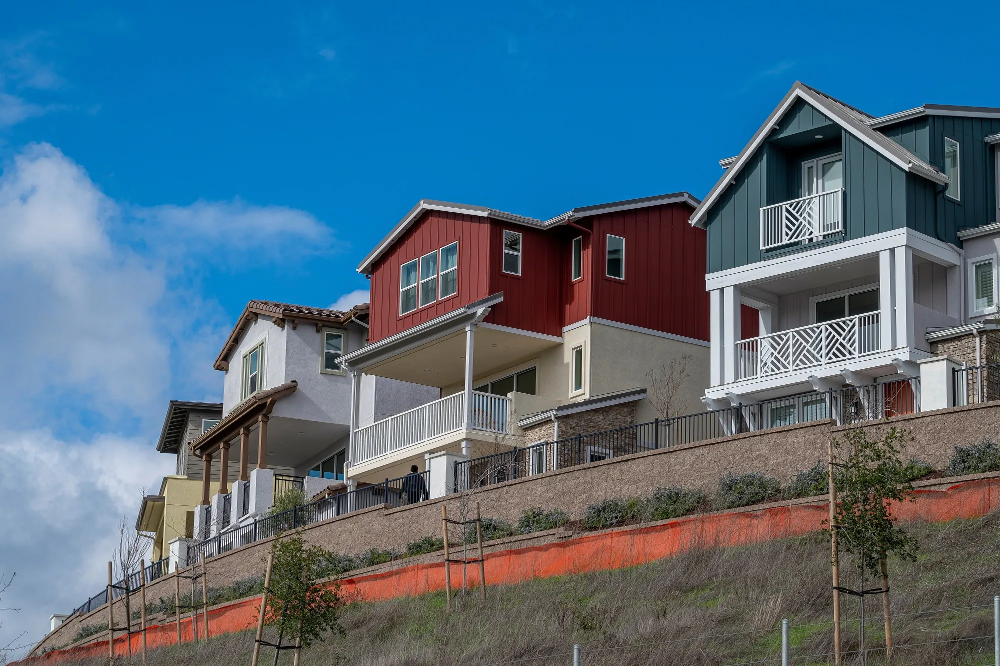 The Toll Brothers Twin Oaks housing community in San Ramon, California.