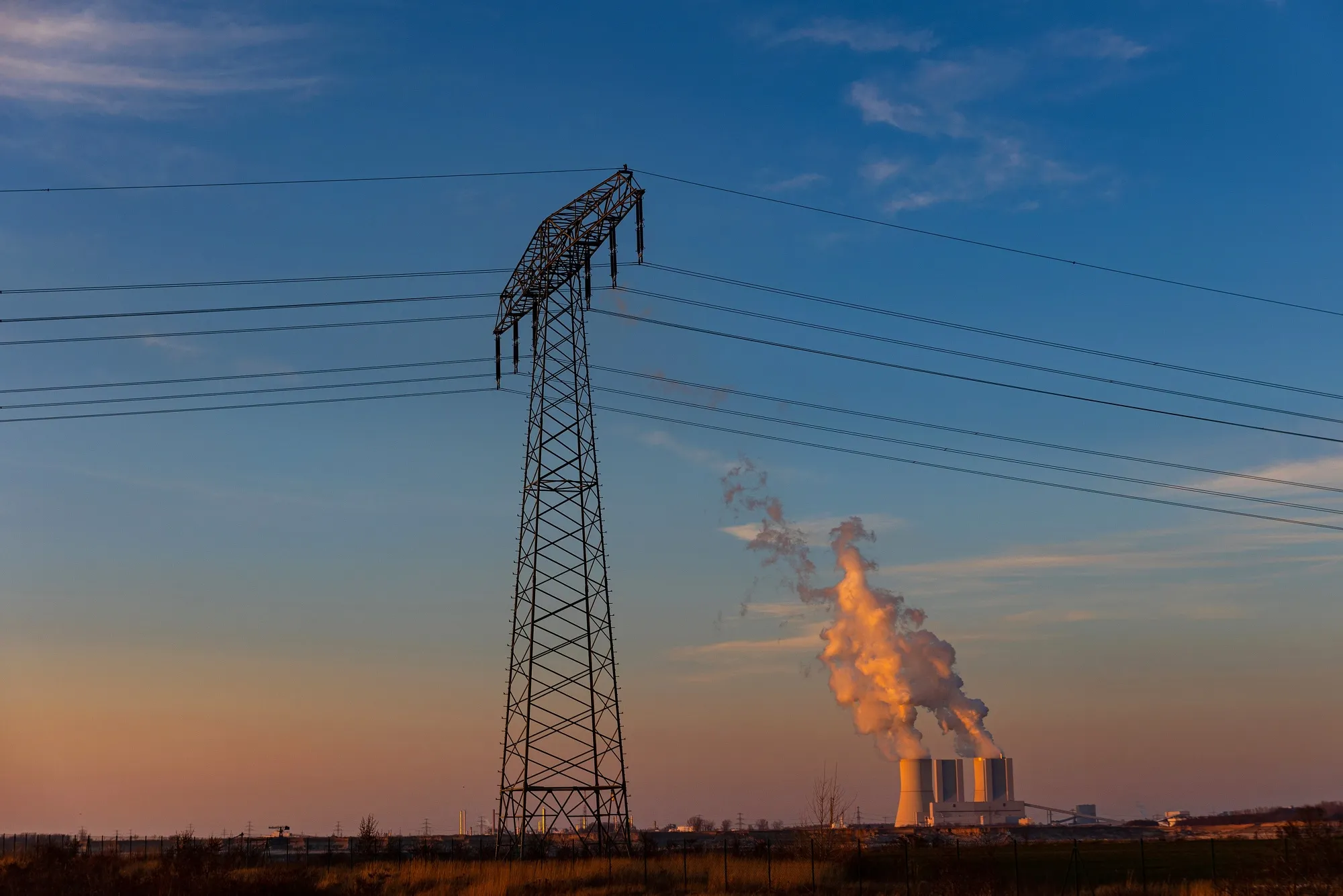 A power station&nbsp;in Lippendorf, Germany.