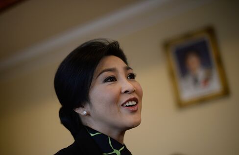 Thailand's Prime Minister Yingluck Shinawatra