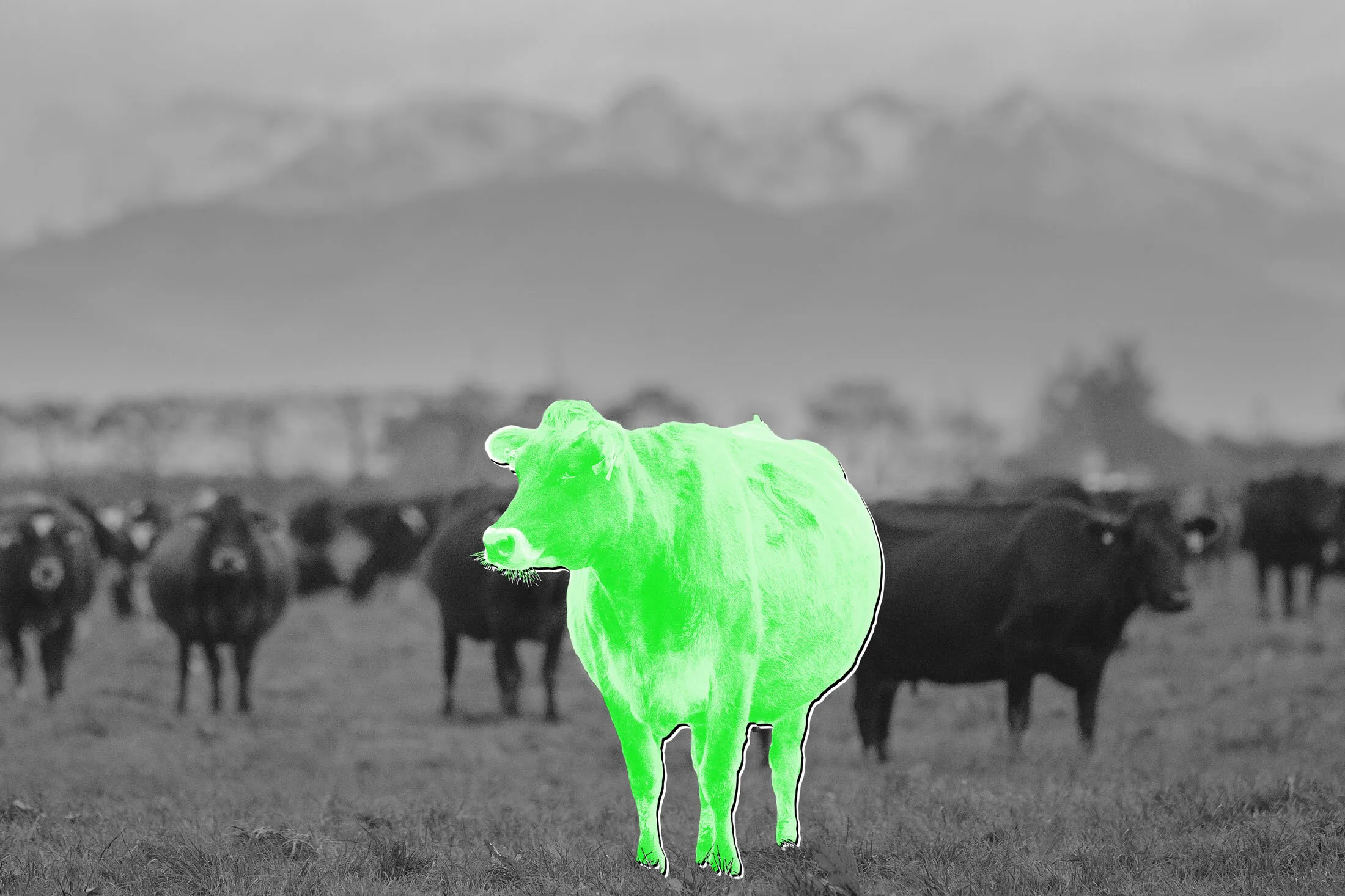 Unlike most developed economies, New Zealand is heavily dependent on agriculture, especially cows and sheep.