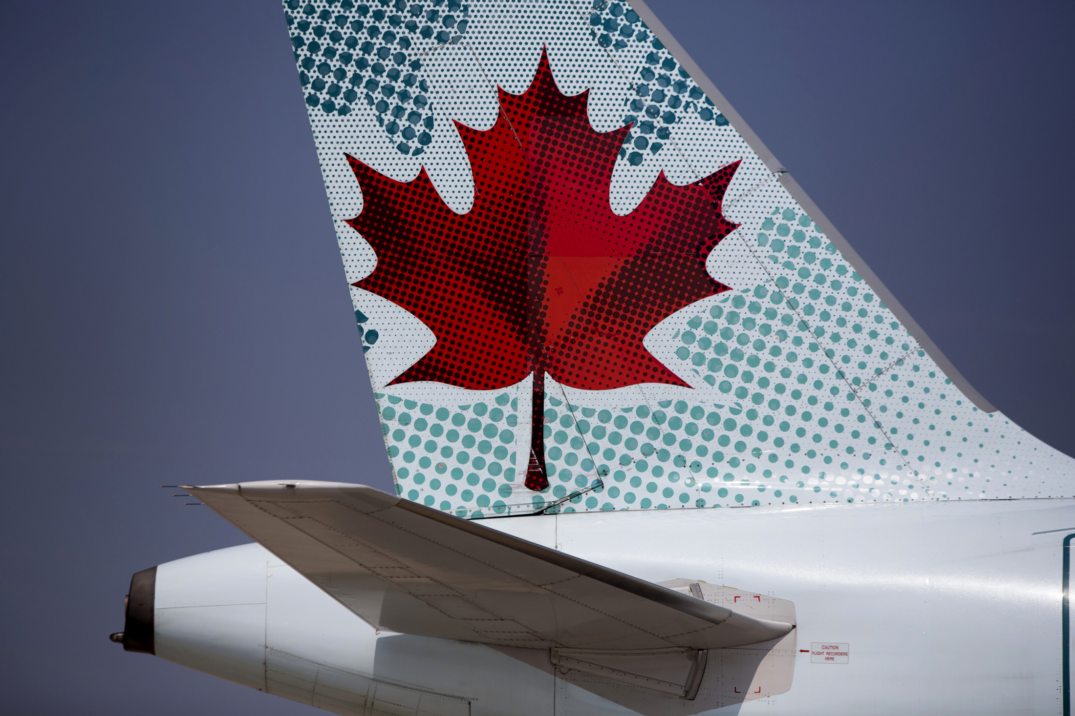 Flying canada. Air Canada.