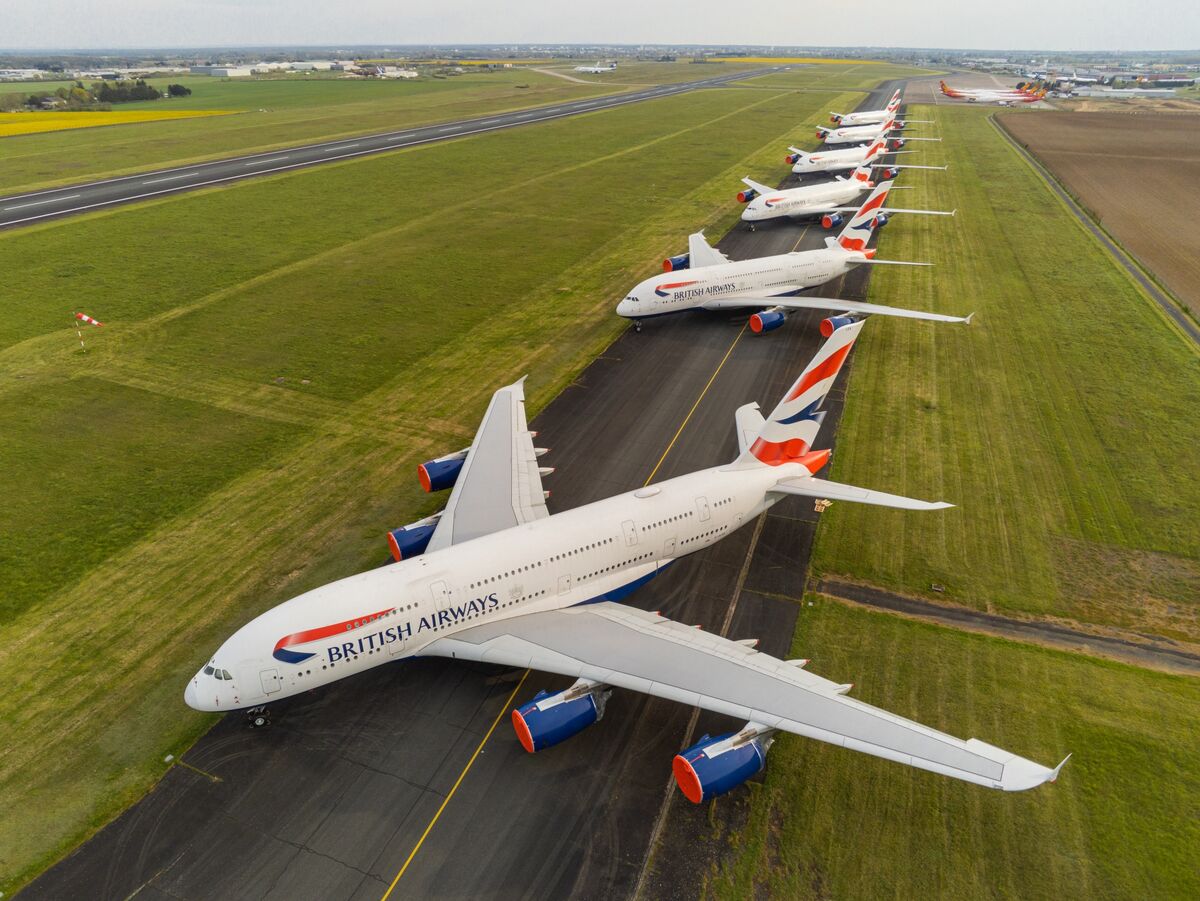 Aircrafts Parked