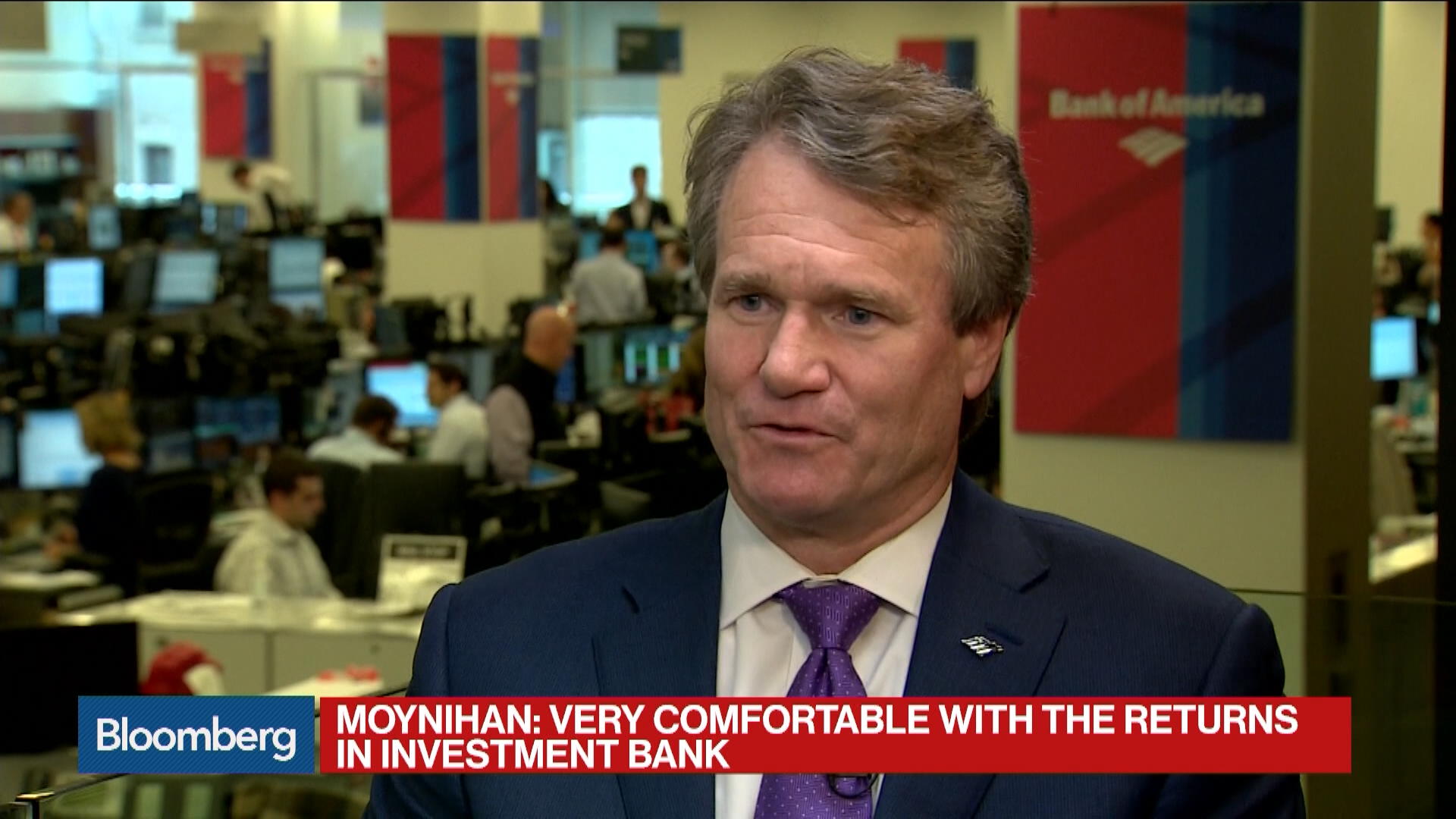 Watch BofA CEO Moynihan: 'Preparing for All Cases' in Brexit - Bloomberg