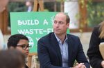 Prince William takes part in a Generation Earthshot event with children from The Heathlands School, Hounslow, on Oct. 13.&nbsp;
