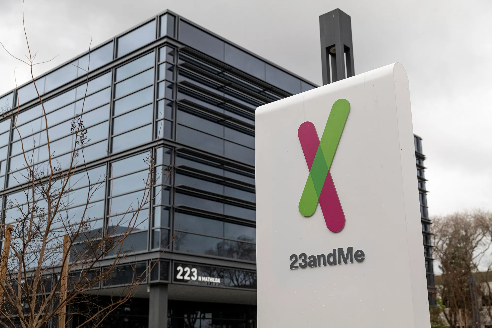 23andMe headquarters in Sunnyvale, California.