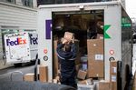 Deliveries As Cyber Monday Deals Hit