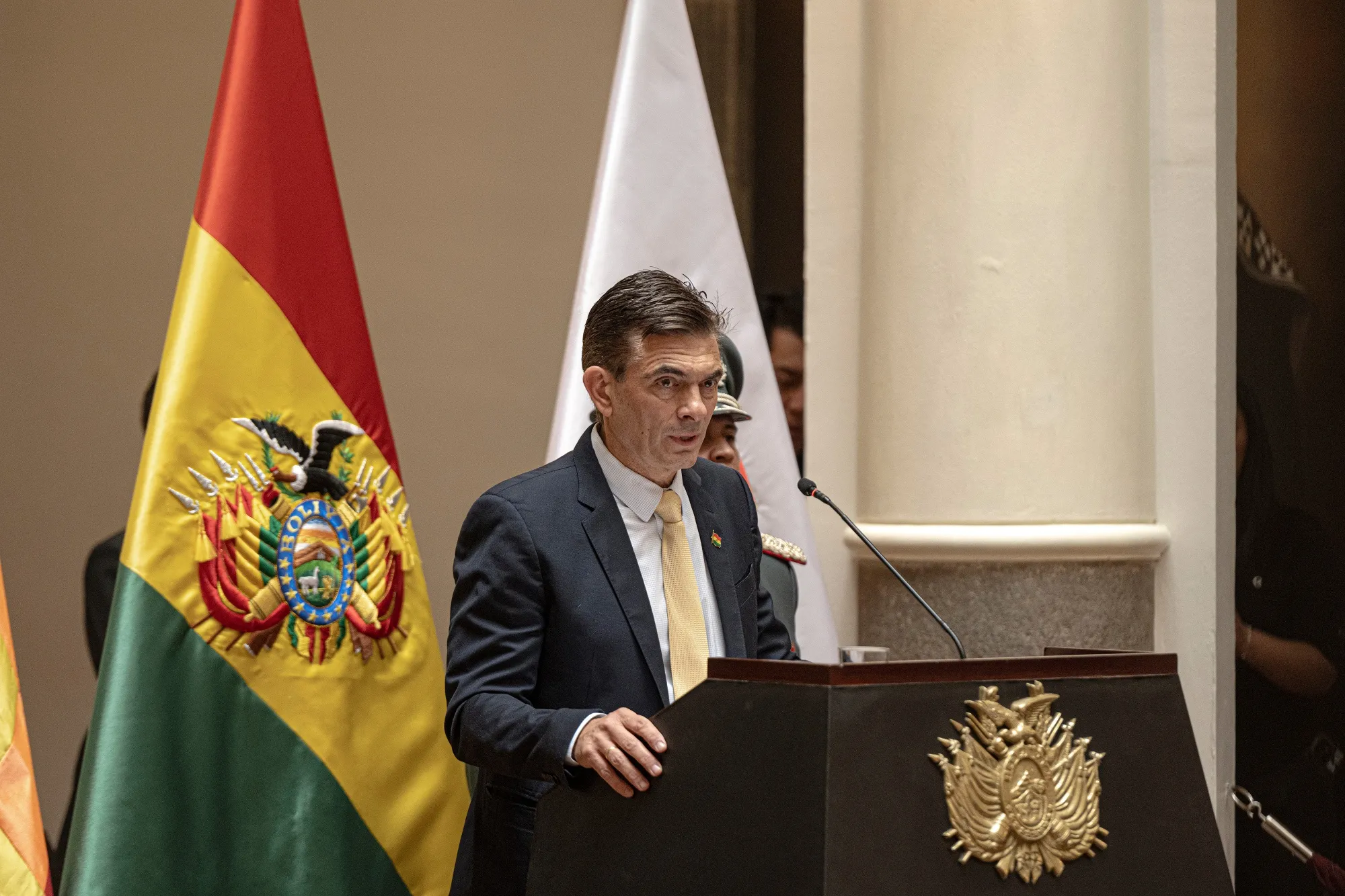Bolivia's President&nbsp;Rodrigo Paz