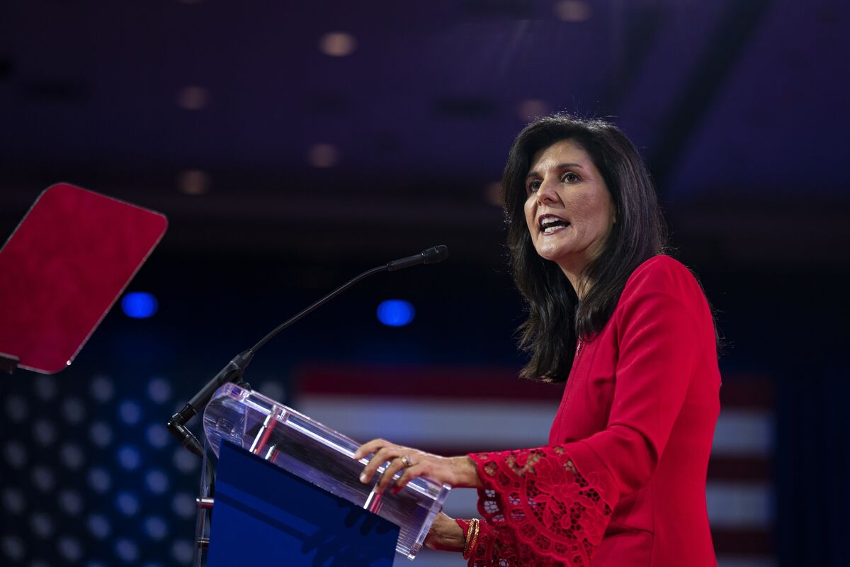 Trump Supporters Heckle Nikki Haley at CPAC After Speech - Bloomberg