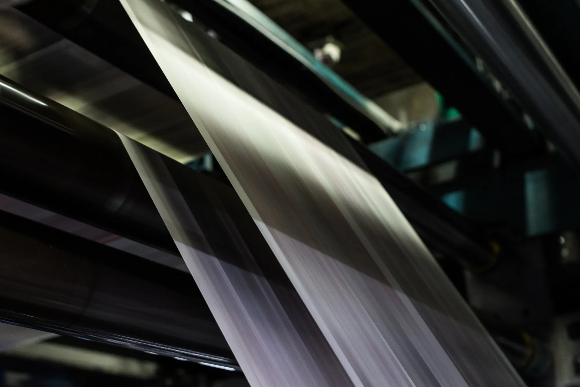 Operations At The Printing Press Of The Country's Highest Circulated Newspaper El Tiempo