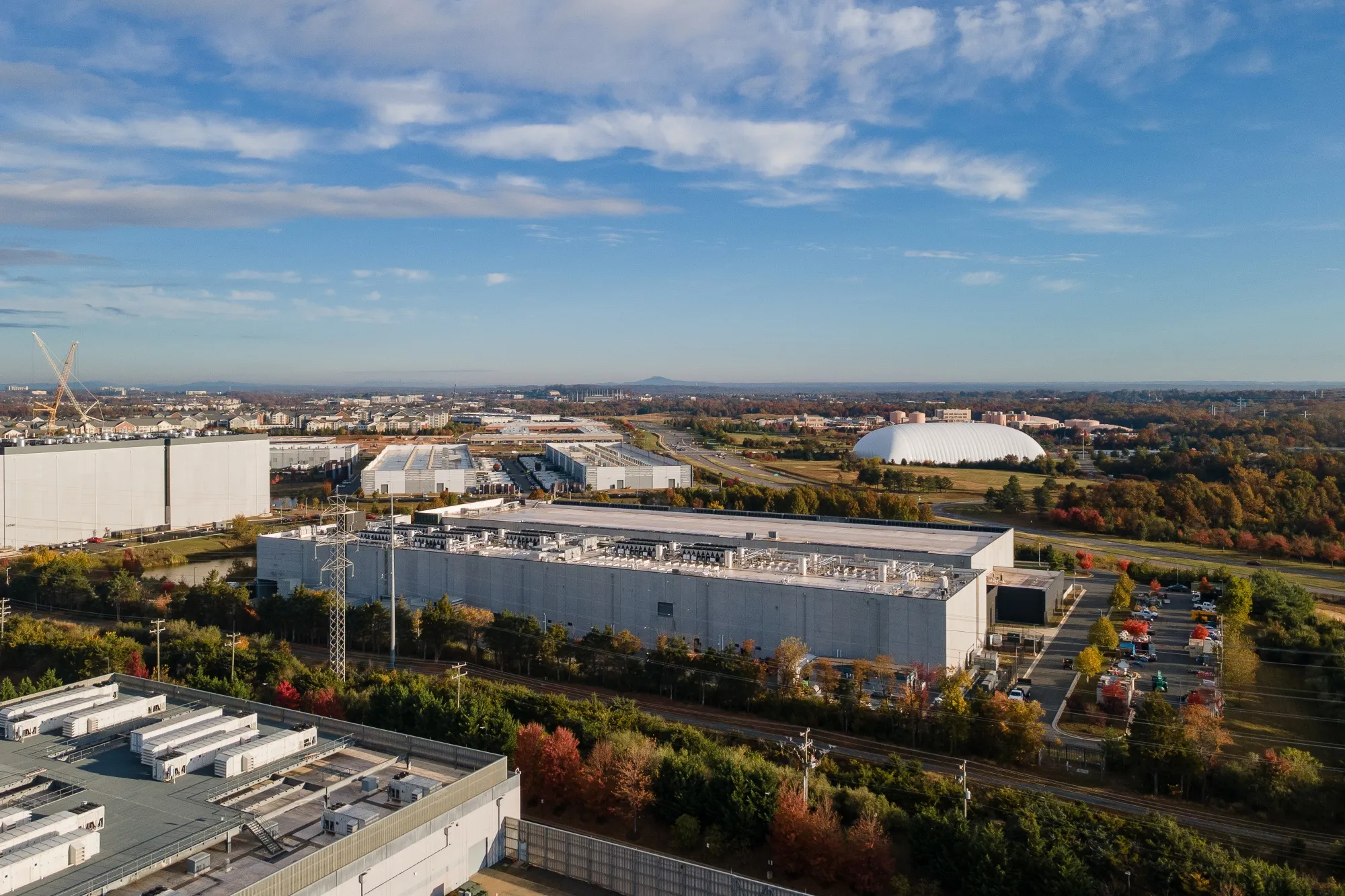 A Meta Platforms Inc. data center in Ashburn, Virginia.