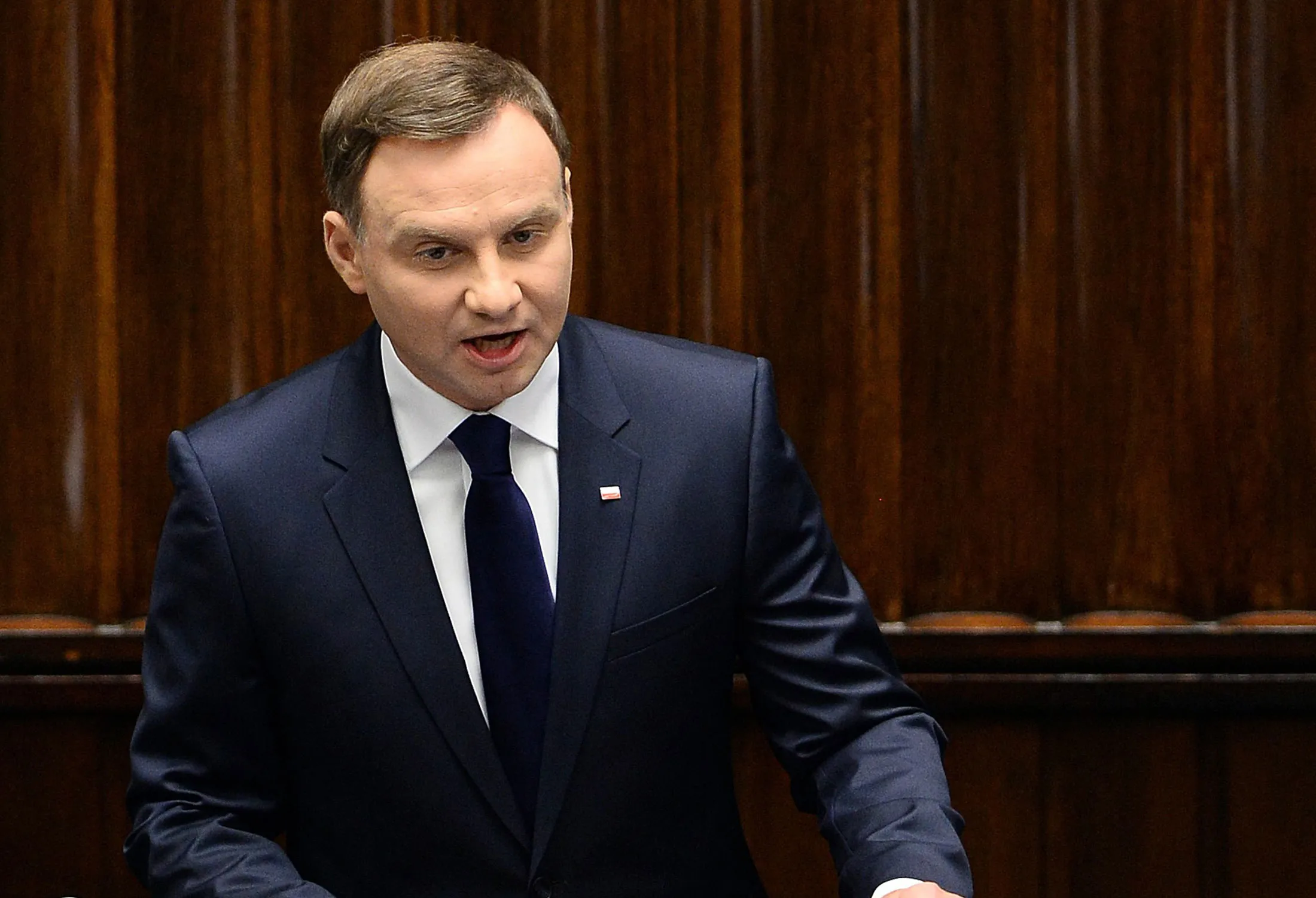 Polish President Andrzej Duda.
