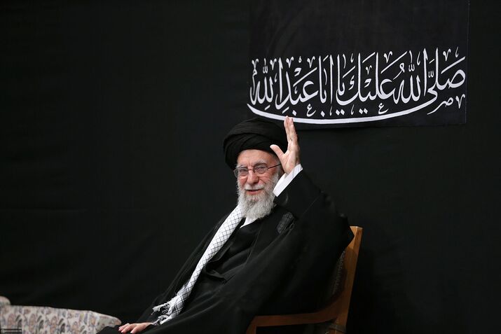 Iranian Supreme Leader Ayatollah Ali Khamenei Appears Among Supporters