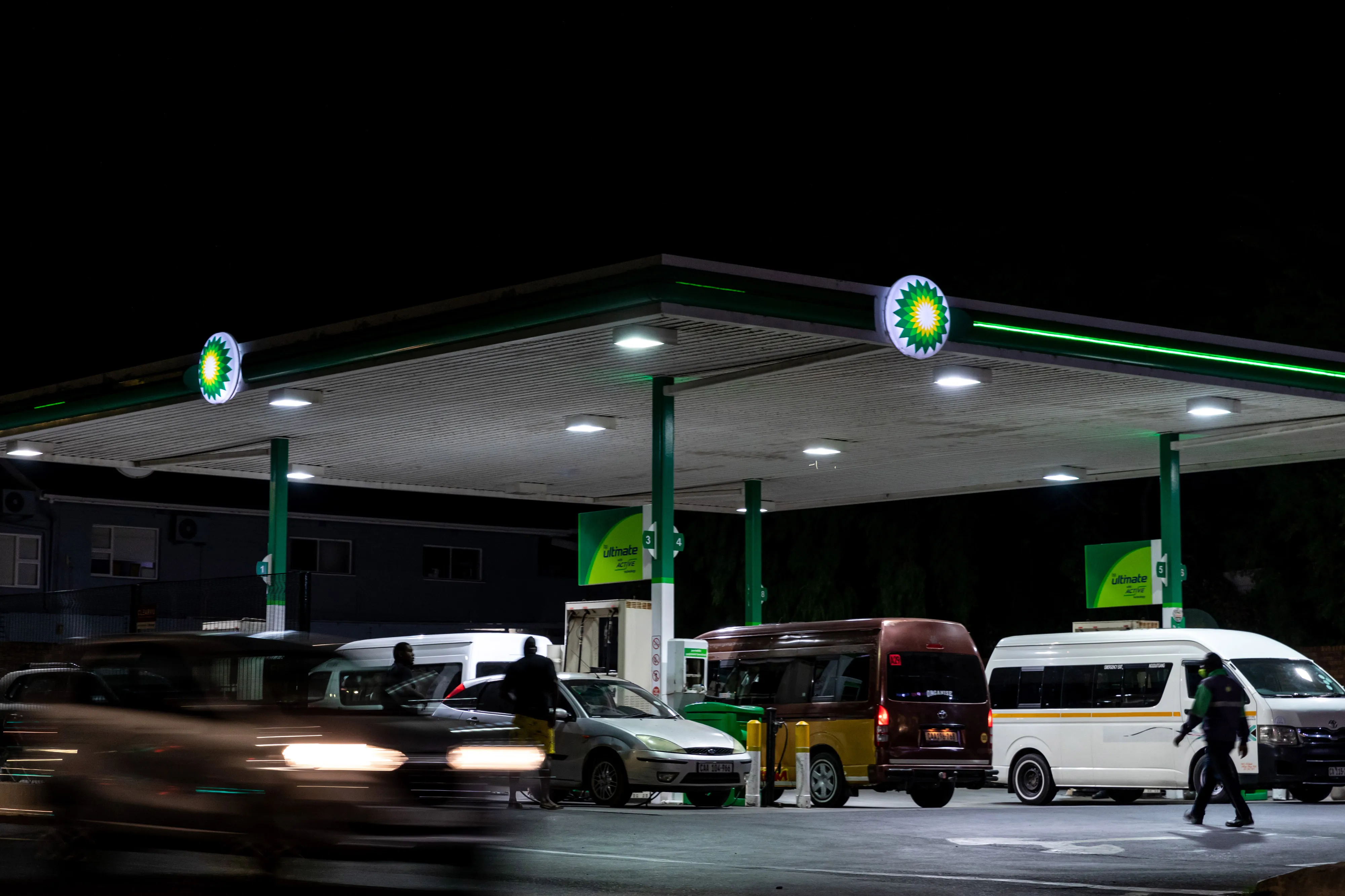 A BP fuel station in Cape Town, South Africa, in March 2022.