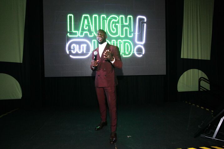 Kevin Hart And Jon Feltheimer Host Launch Of Laugh Out Loud - Inside