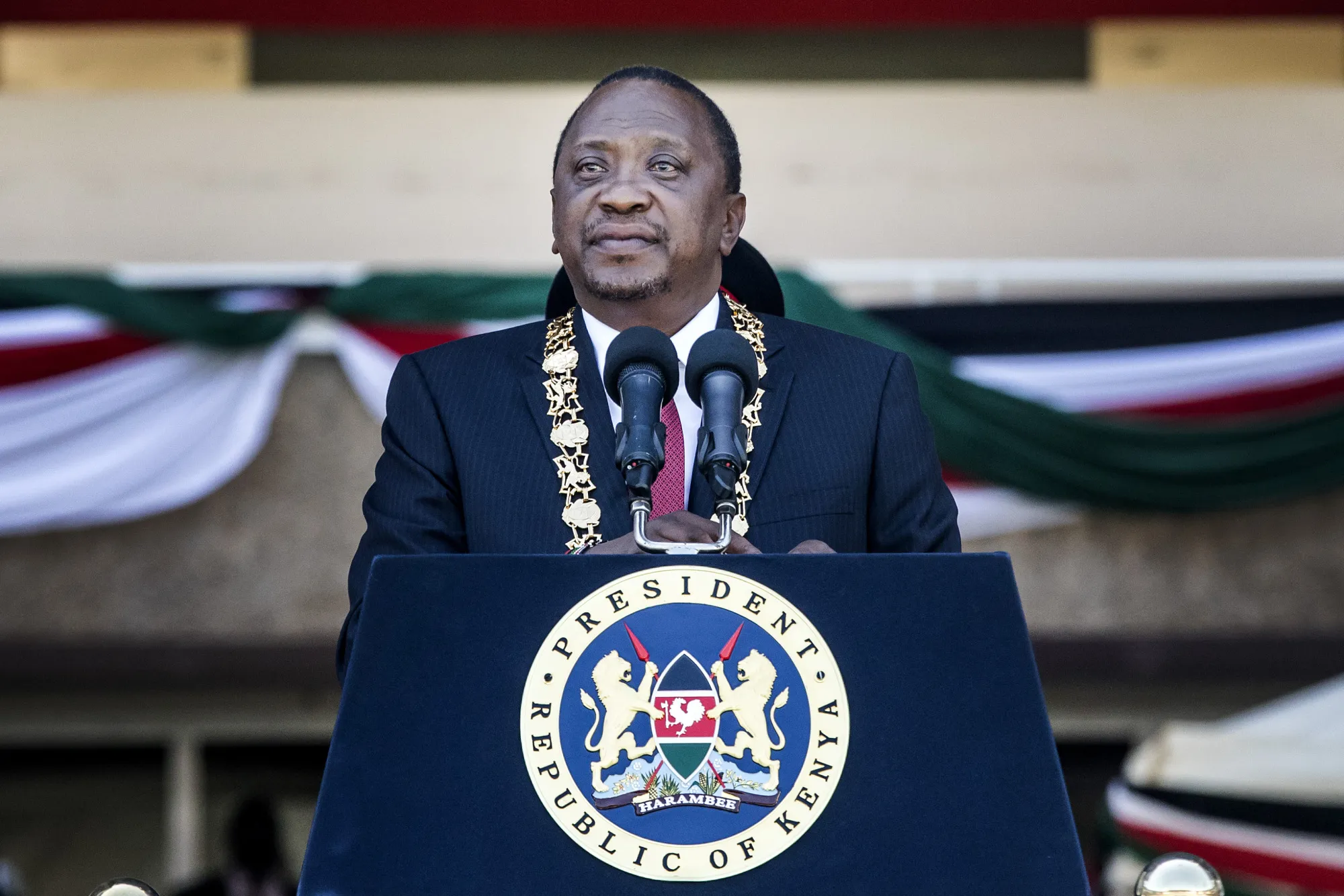 Kenya’s President Uhuru Kenyatta