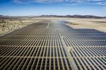 A 24 megwatt solar farm in Joshua Tree, California.