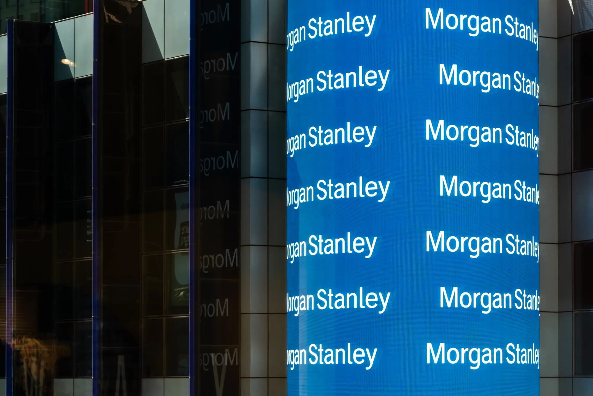 Morgan Stanley Headquarters Ahead Of Earnings Figures