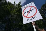 Gun Control Advocates Protest Outside NRA Convention In Texas