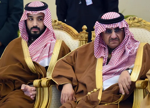 Two nervous princes.

