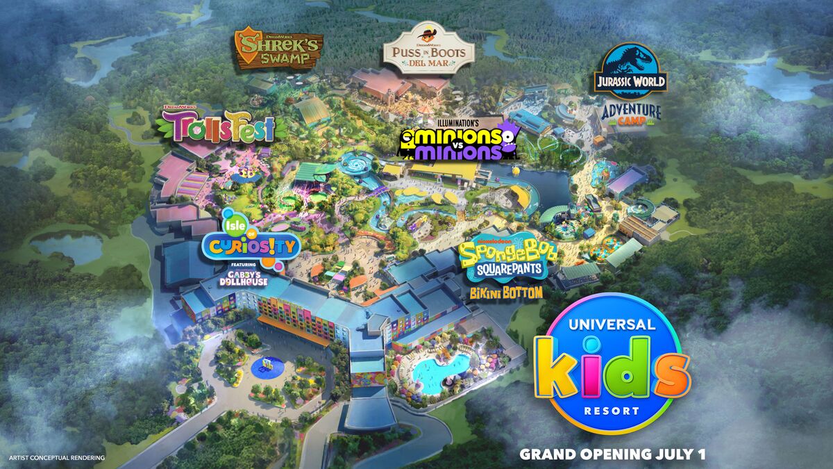 Universal’s First Kid-Focused Theme Park to Open in Texas on July 1