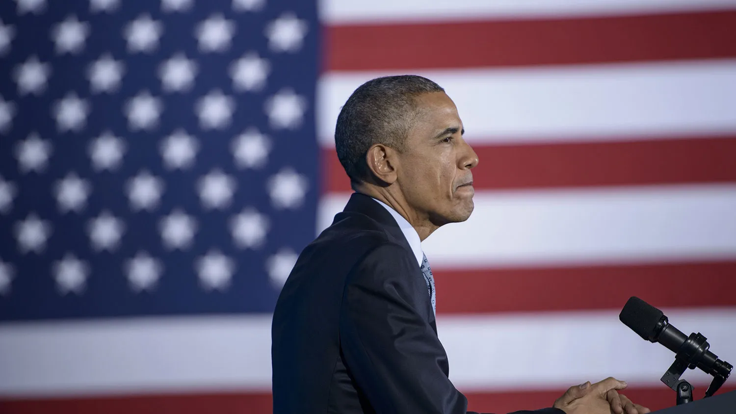 US President Barack Obama speaks at the City Club of Cleveland March 18, 2015 in Cleveland, Ohio.
