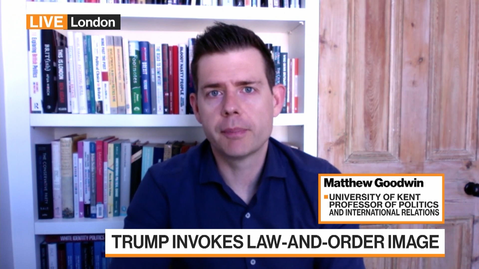 Matthew Goodwin Kent University Professor of Politics and International