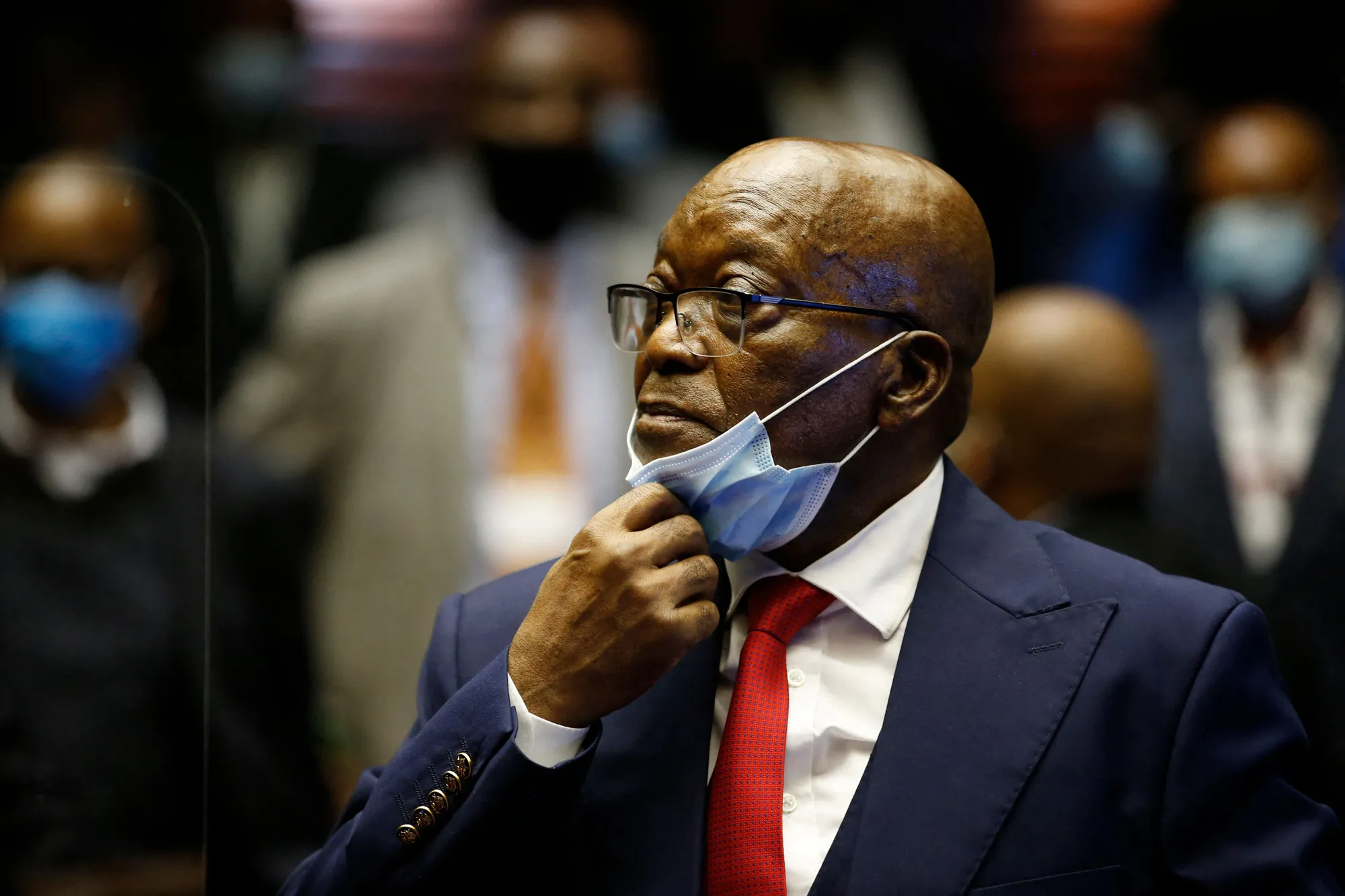 Jacob Zuma in court in Pietermaritzburg, South Africa in May.