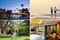 Clockwise from top left: the pool, with a beach view; a morning run; view from a suite; a Thai massage.