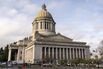 Far-Right Protestors Rally At Washington State Capitol In Olympia