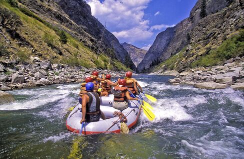 Rafting the Middle Fork of the Salmon River.