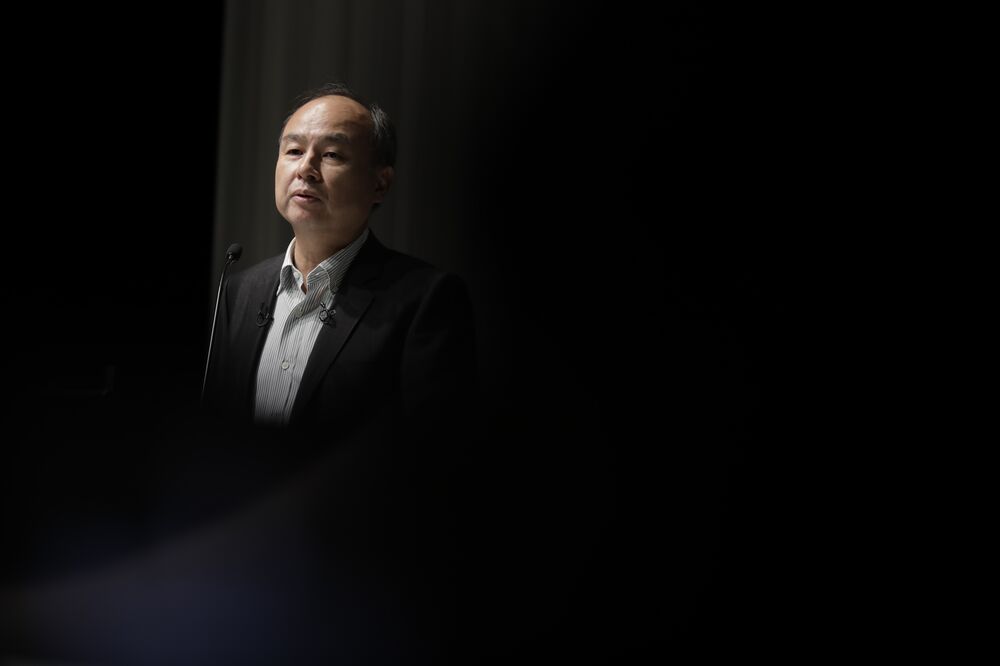 SoftBank Group CEO Son Masayoshi Presents Earnings Figures 