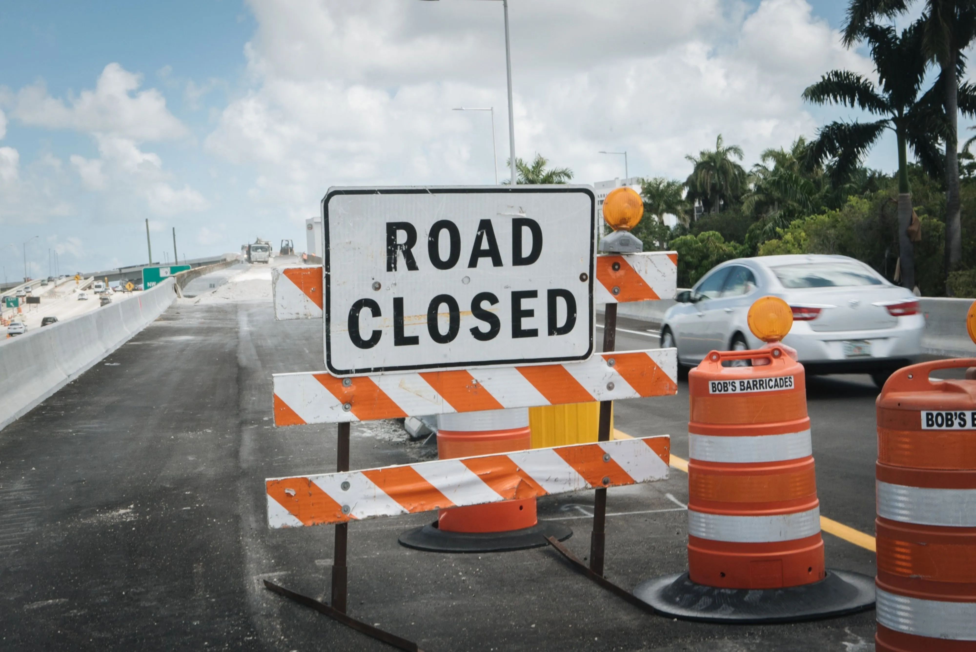 A highway project underway in Miami, Florida, in 2018.&nbsp;