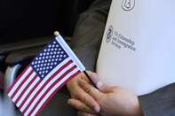 Over 60 Immigrants Are Sworn-In As U.S. Citizens In Salt Lake City Naturalization Ceremony