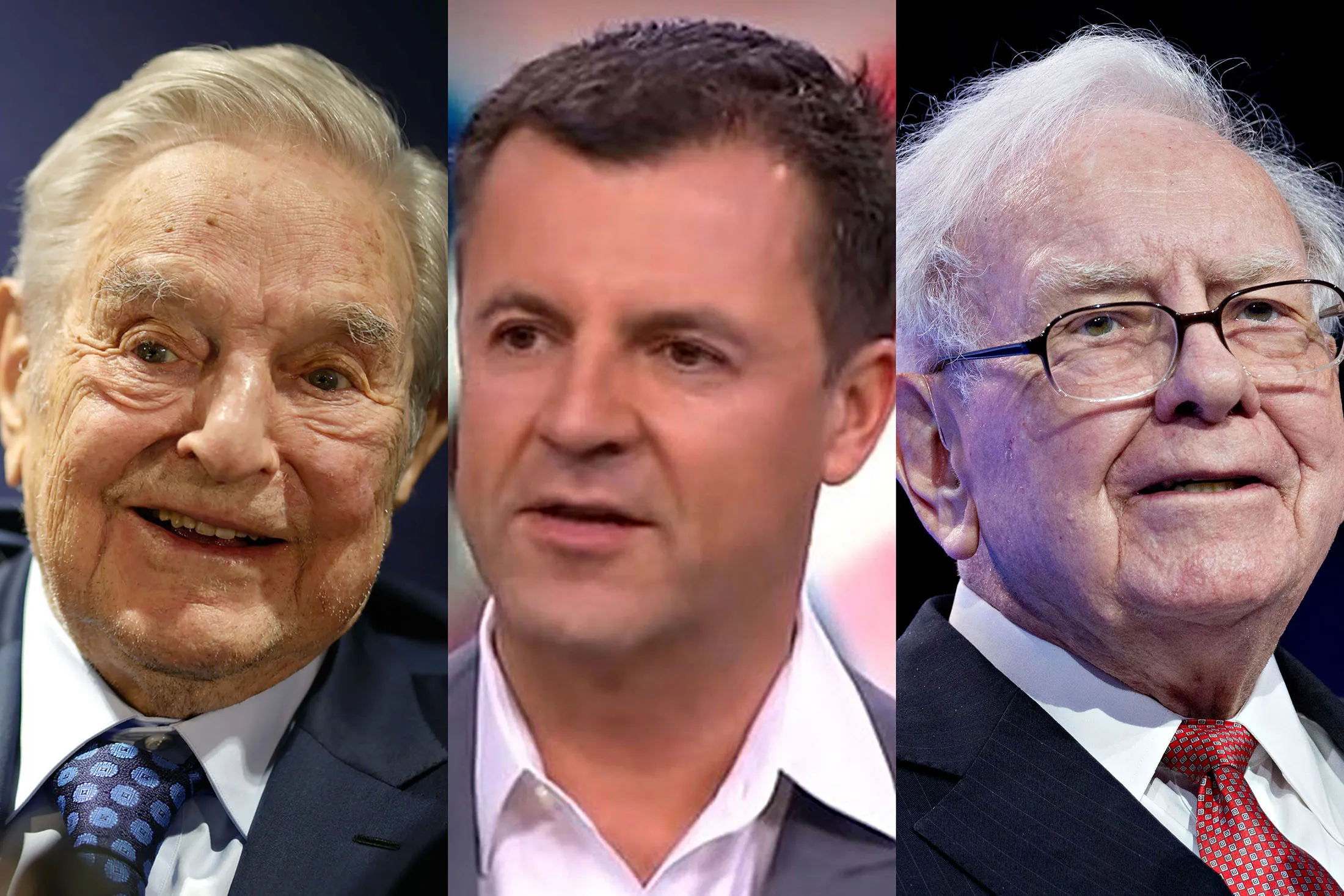 George Soros, Michael Platt and Warren Buffett