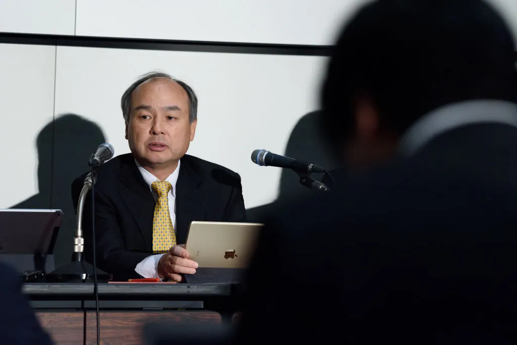 Masayoshi Son, chairman and chief executive officer of SoftBank Group Corp.
