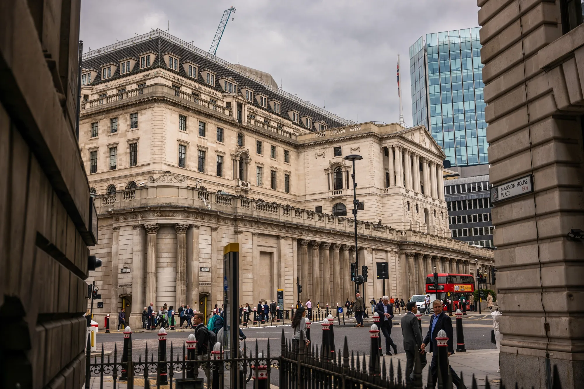 The Bank of England in London.