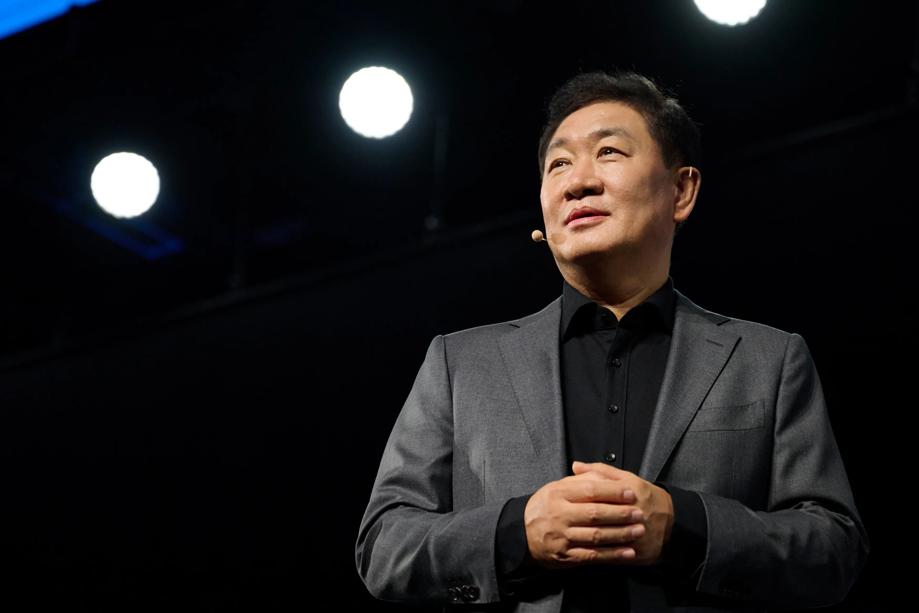 Han Jong-Hee at the 2025 CES event in Las Vegas in January.