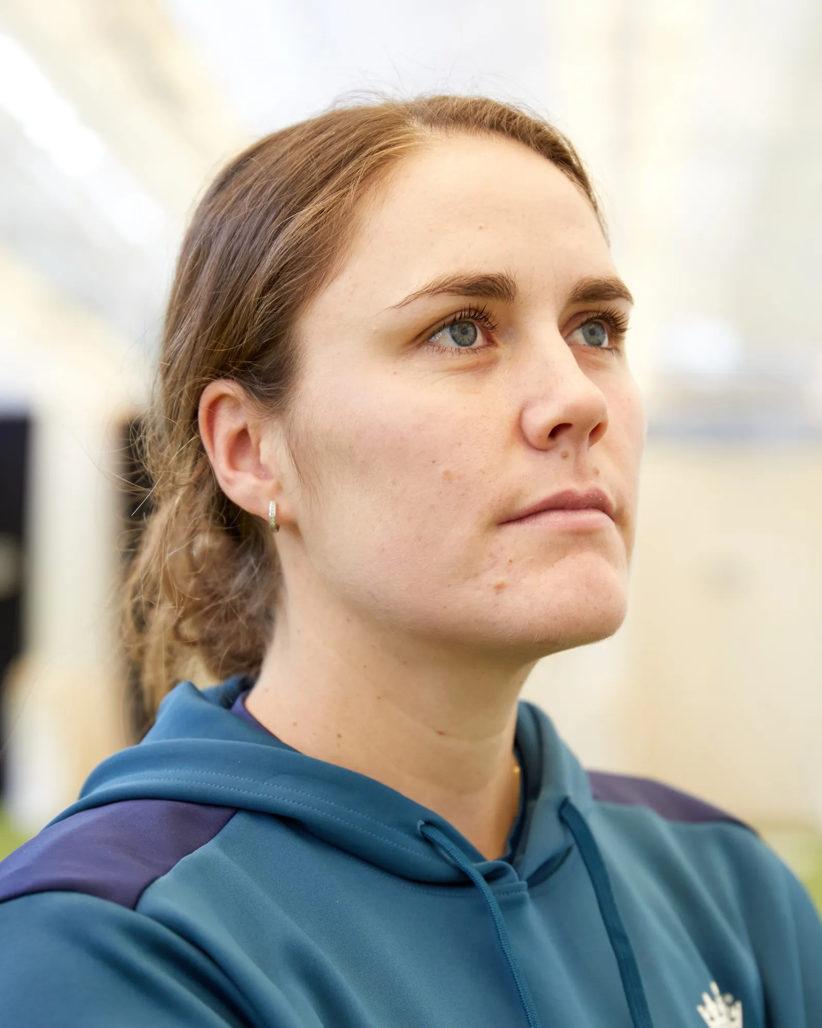 Nat Sciver-Brunt at the Loughborough University National Cricket Performance Centre in Leicestershire.
