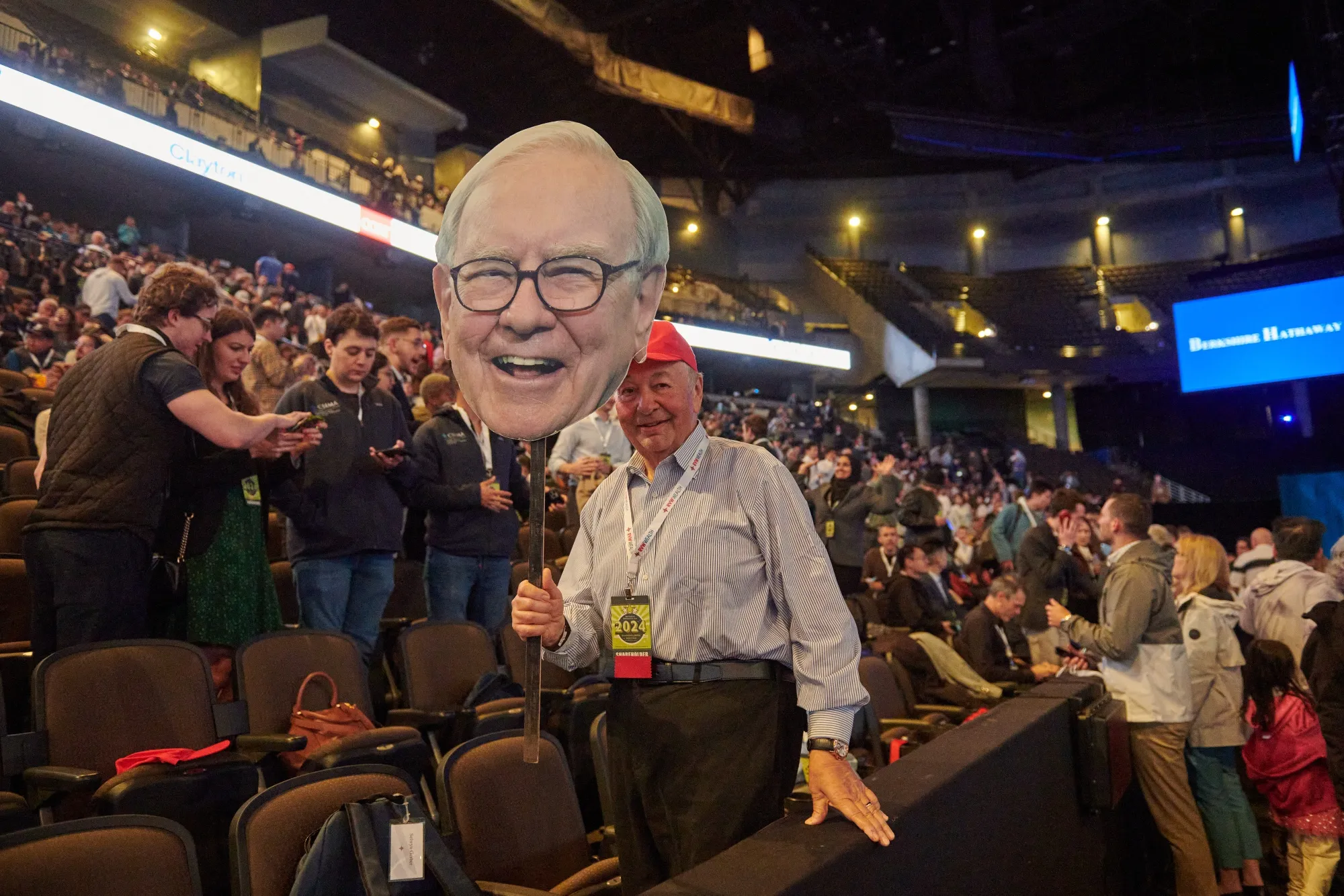 The Berkshire Hathaway shareholder meeting last year.&nbsp;