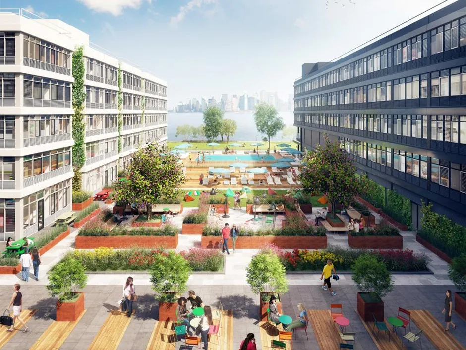 Urby Staten Island, a new 900-unit housing complex, offers a curated city-living experience. Kind of. 