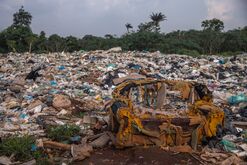 A landfill near Tucuma, Para state, Brazil