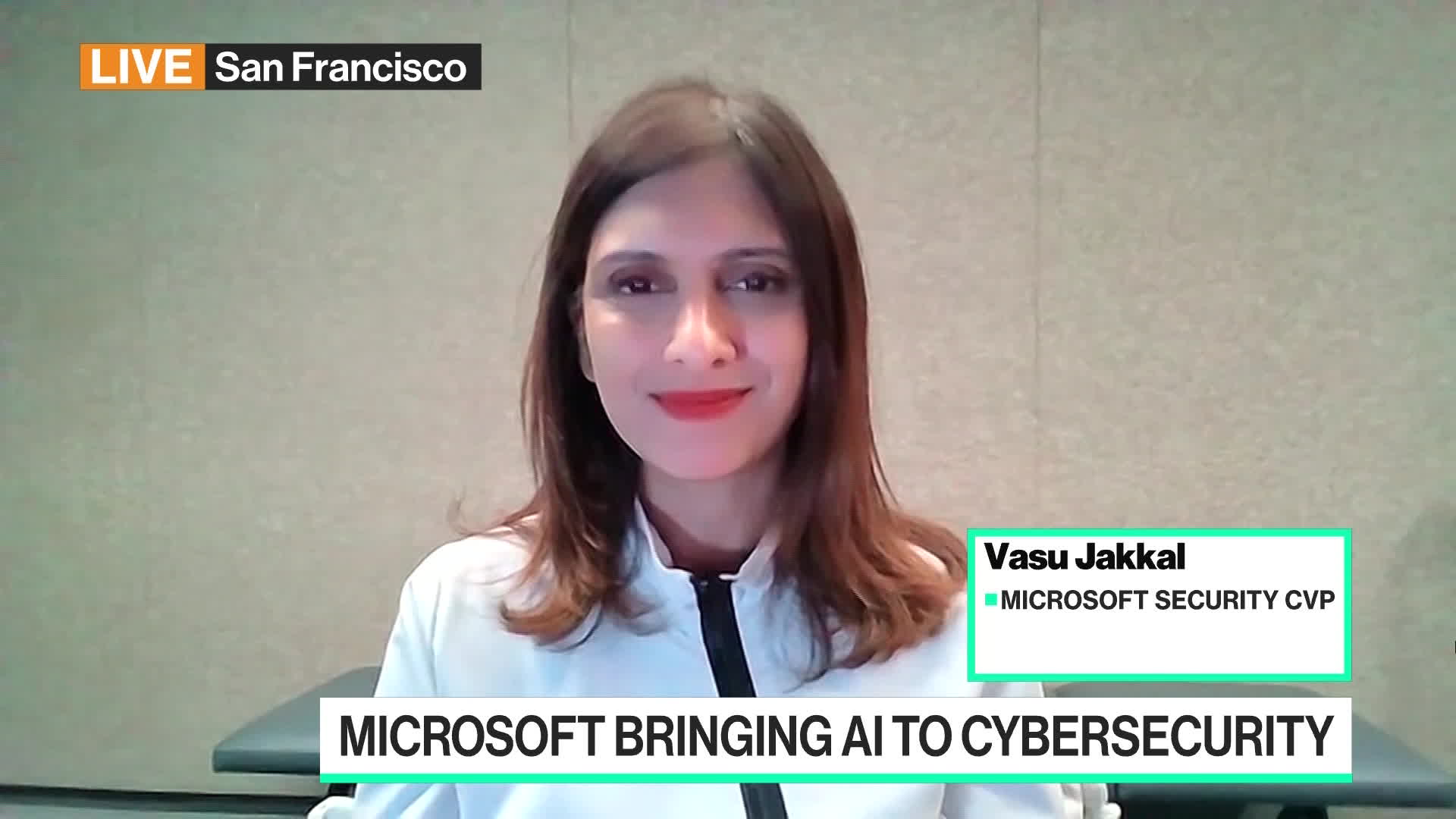 Watch Microsoft Brings AI to Cybersecurity - Bloomberg